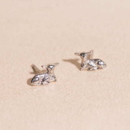 Lamb Mini Stud Earrings
