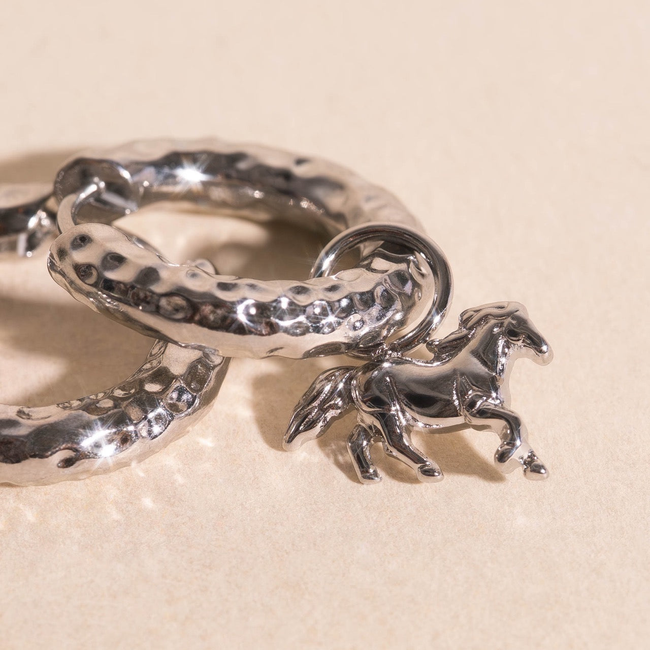 Horse Huggie Hoop Charms