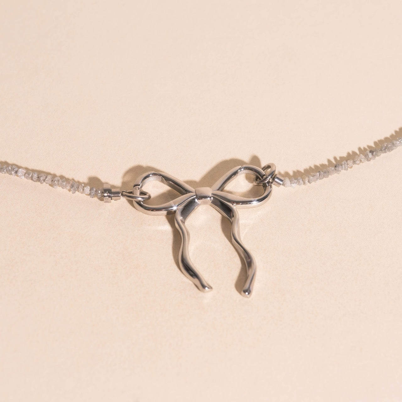 Bowtie Necklace Charm Clasp (33mm)