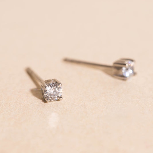 Crystal Tiny Stud Earrings