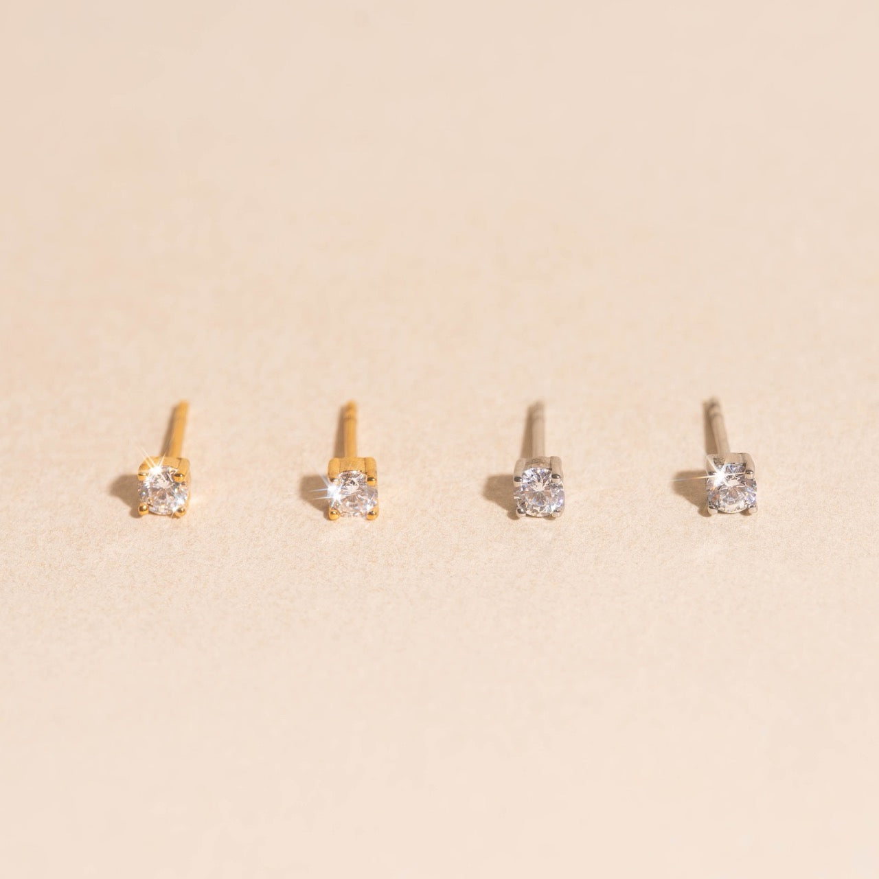 Crystal Tiny Stud Earrings