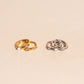 Mini Crystal Rounded Huggie Hoop Earrings