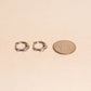 Mini Crystal Rounded Huggie Hoop Earrings