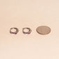 Mini Crystal Rounded Huggie Hoop Earrings