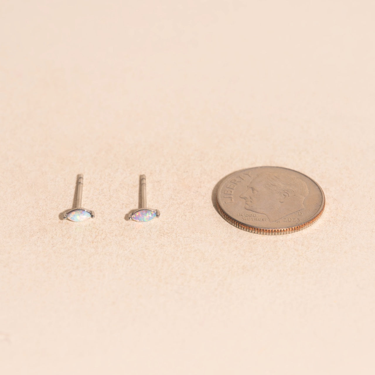 Opal Tiny Stud Earrings