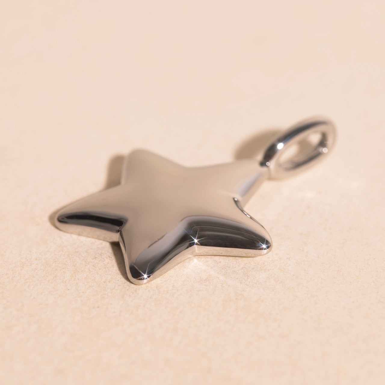 Puffy Star Necklace Charm