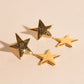 Jumbo Star Drop Stud Earrings