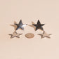 Jumbo Star Drop Stud Earrings