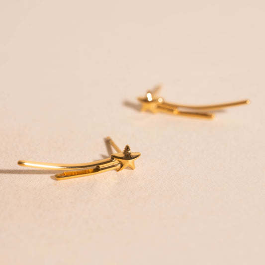 Shooting Star Stud Earrings