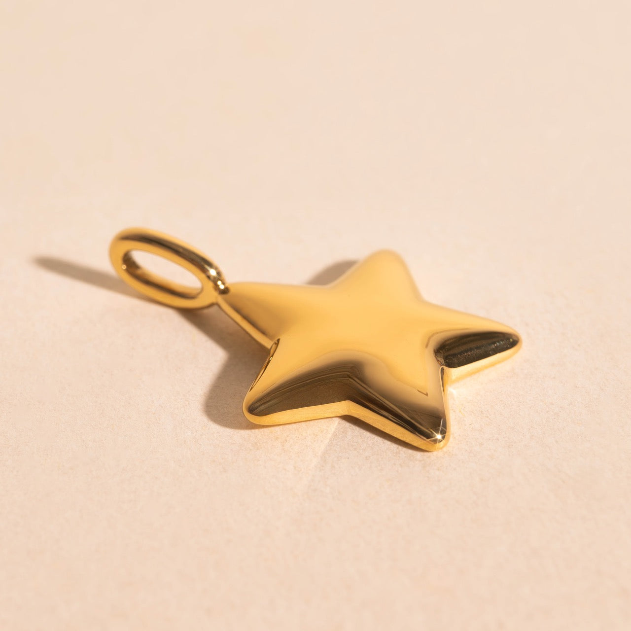 Puffy Star Necklace Charm