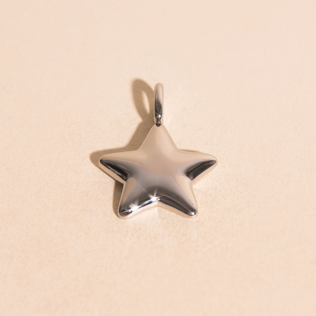 Puffy Star Necklace Charm