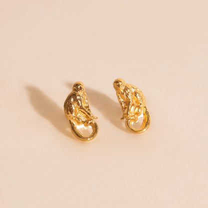 Monkey Stud Earrings