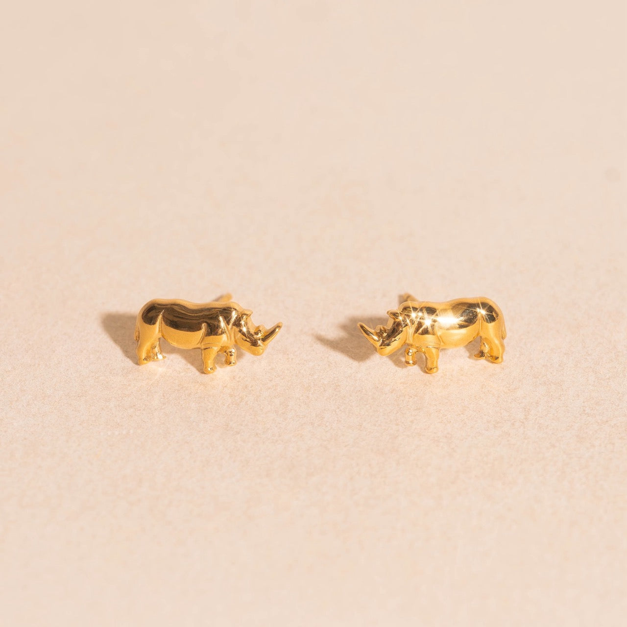 Rhino Stud Earrings
