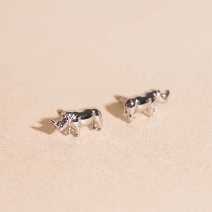 Rhino Stud Earrings