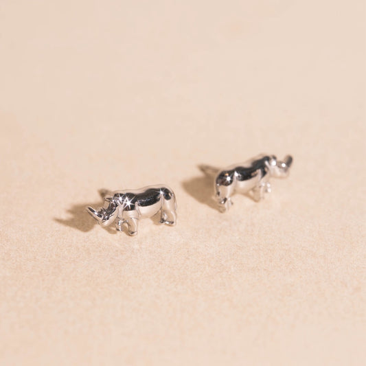 Rhino Stud Earrings