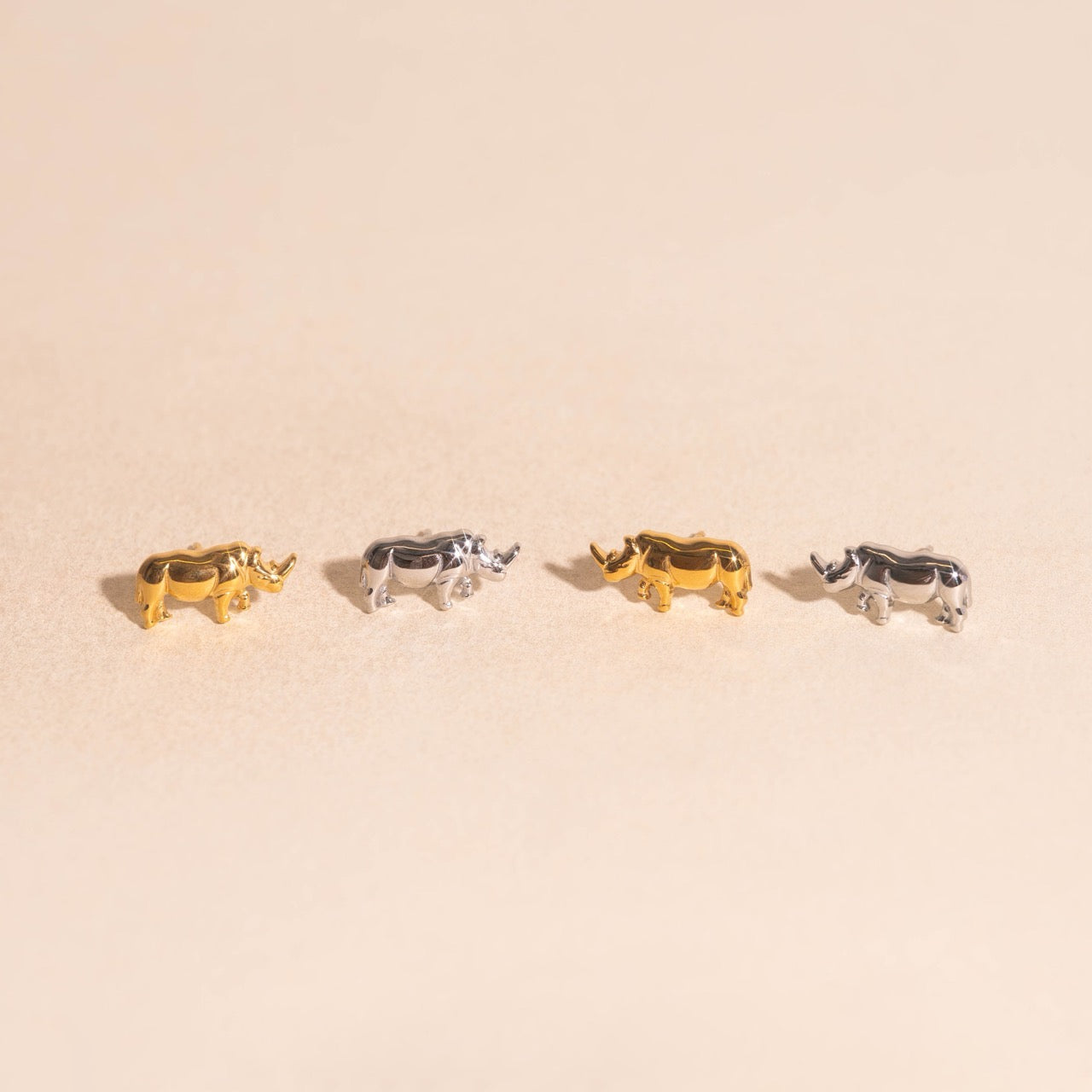 Rhino Stud Earrings