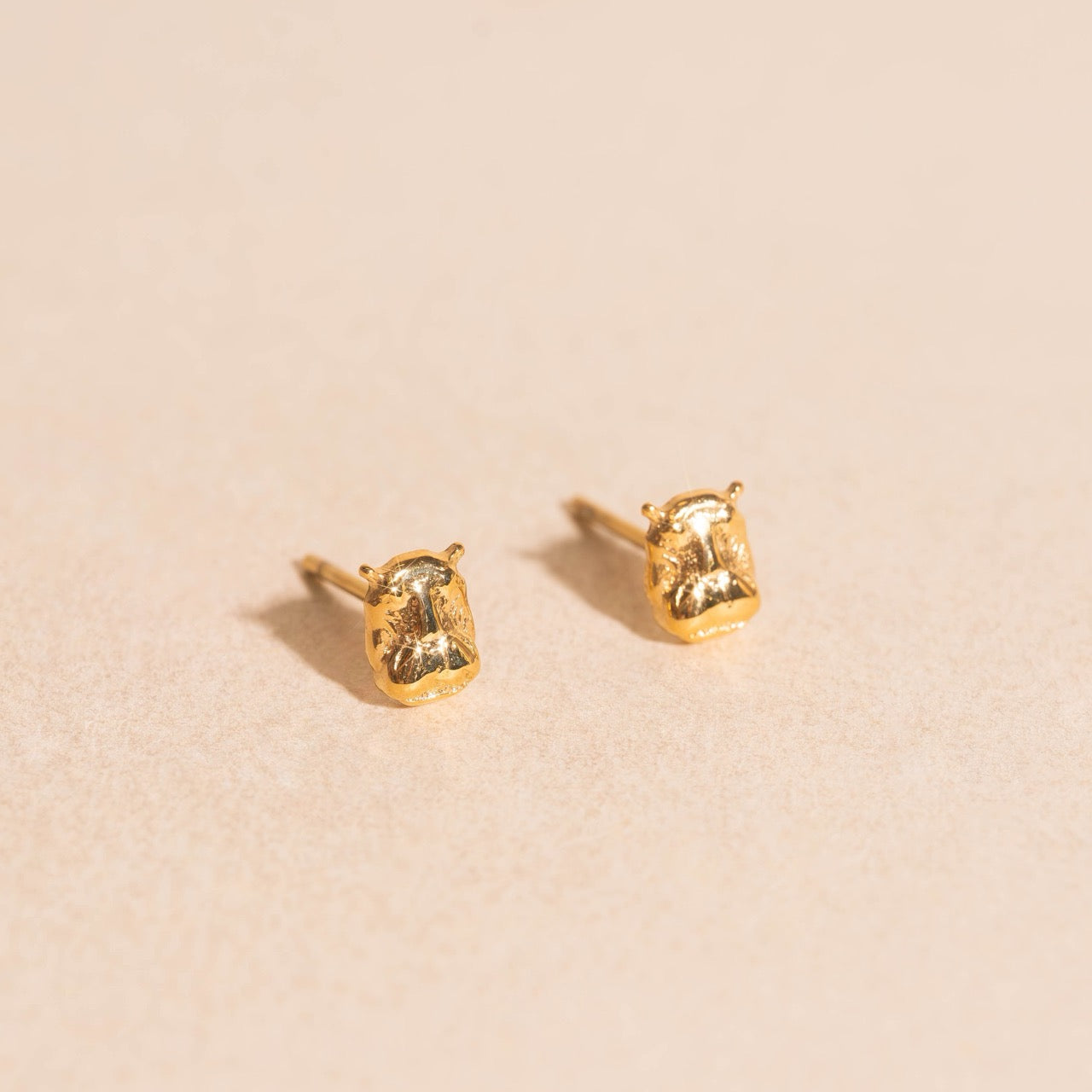 Hippo Stud Earrings