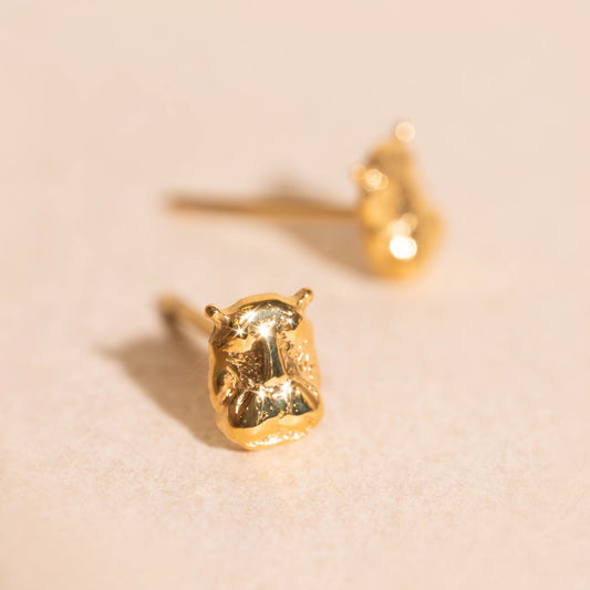 Hippo Stud Earrings