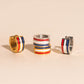 Liberty Stripes Super Chunky Huggie Hoop Earrings