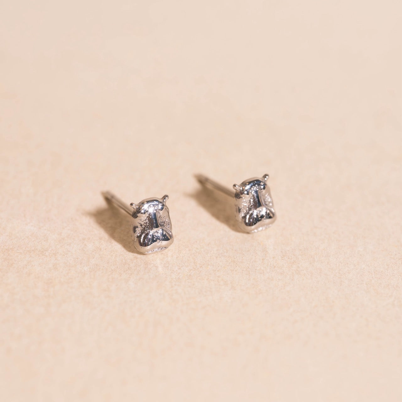 Hippo Stud Earrings