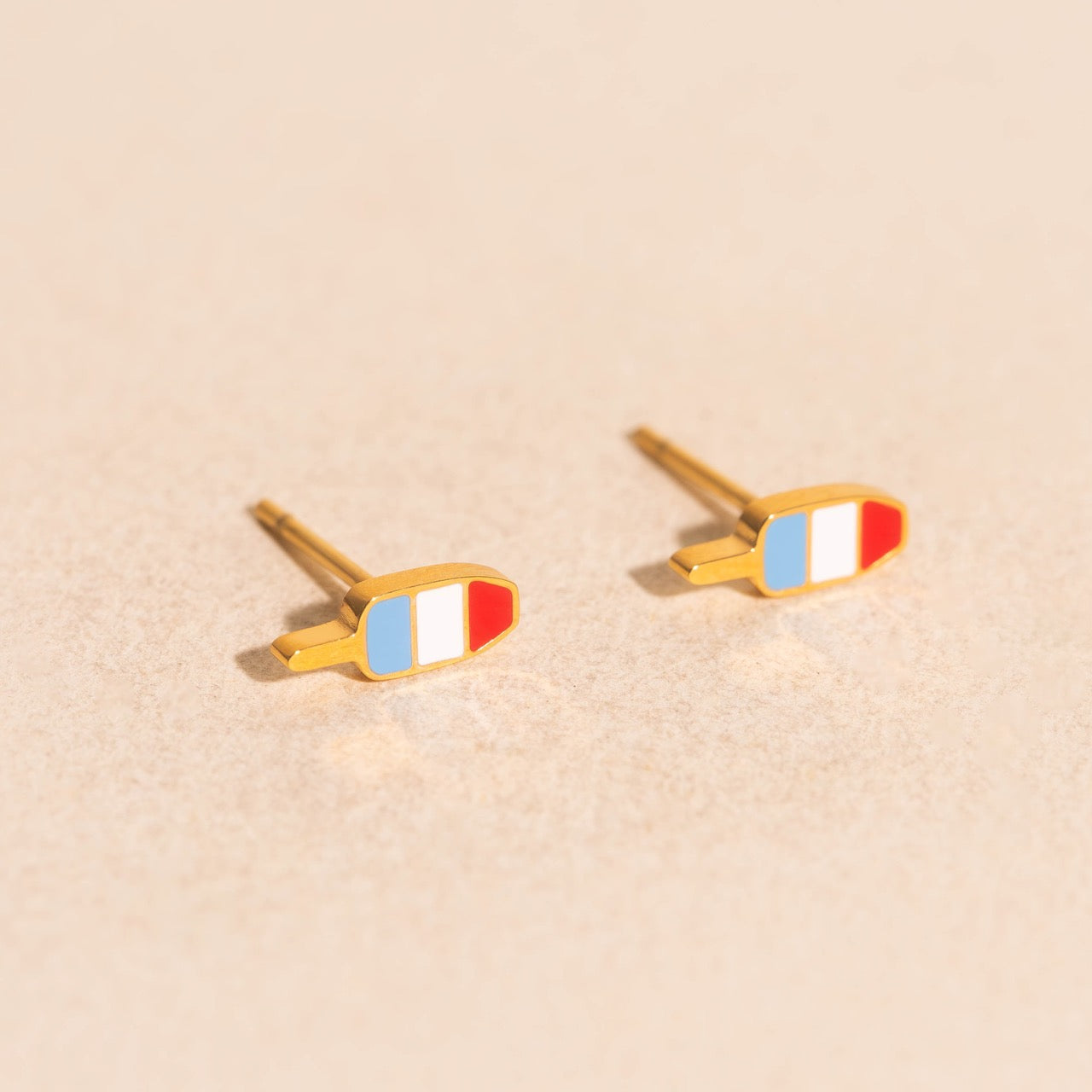 Firecracker Popsicle Stud Earrings