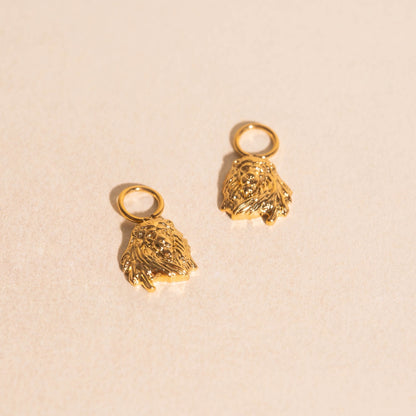 Lion Huggie Hoop Charms