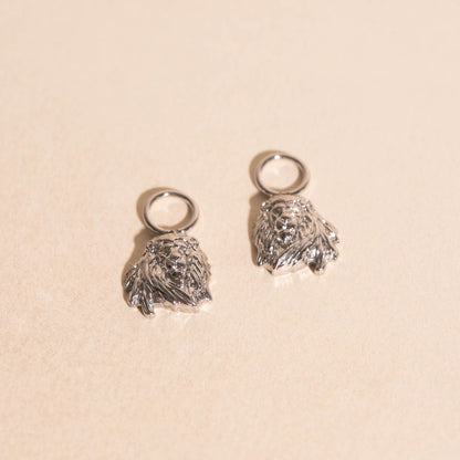 Lion Huggie Hoop Charms
