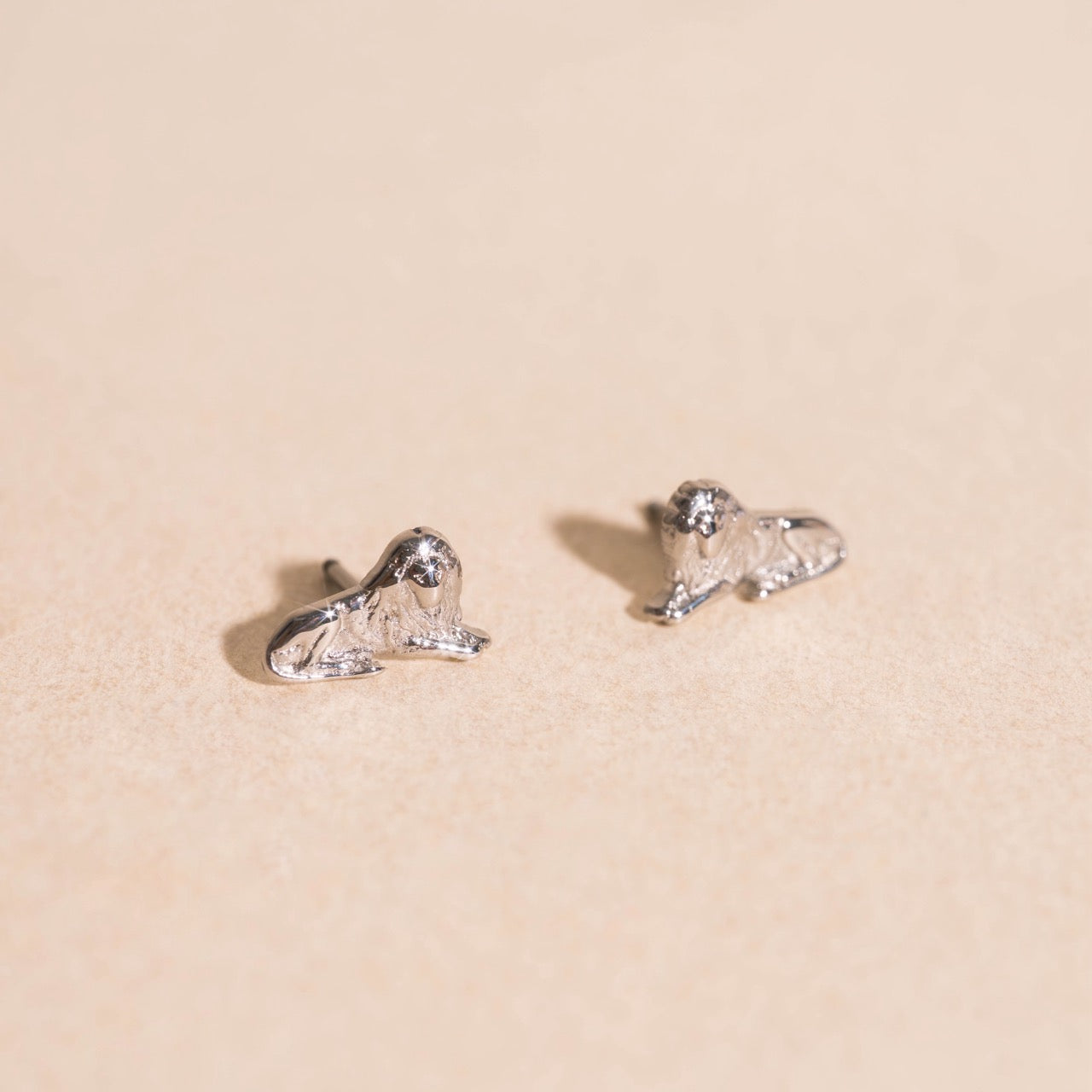Lion Mini Stud Earrings
