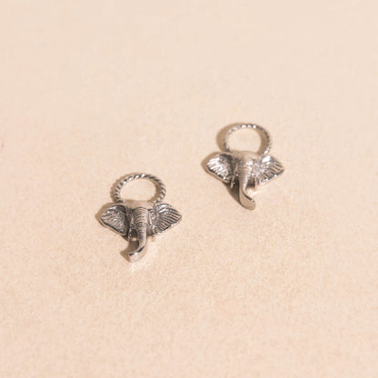 Elephant Huggie Hoop Charms