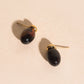 Tortoise Shell Drop Stud Earrings