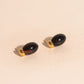 Tortoise Shell Drop Stud Earrings