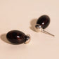 Tortoise Shell Drop Stud Earrings
