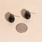 Tortoise Shell Drop Stud Earrings