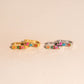 Summer Vibes Oblong 3D Huggie Hoop Earrings