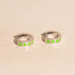 Neon Star Chunky Huggie Hoop Earrings