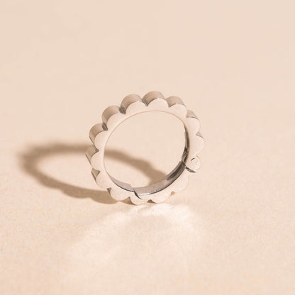 Scalloped Necklace Charm Clasp (11mm)