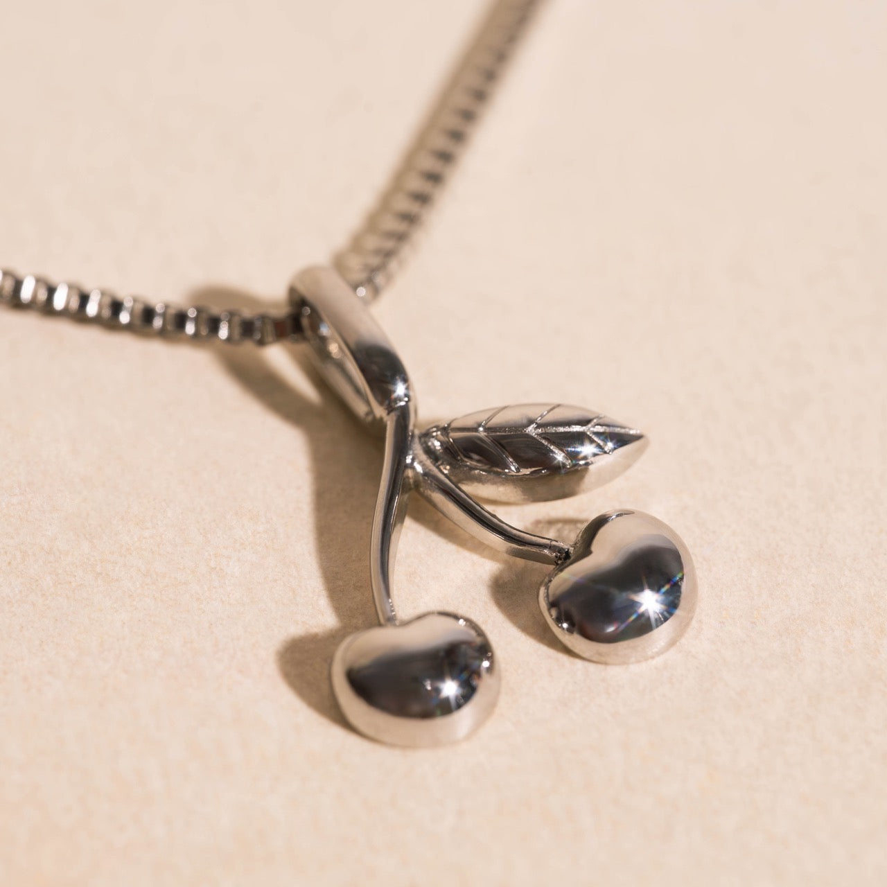 Cherry Necklace Charm