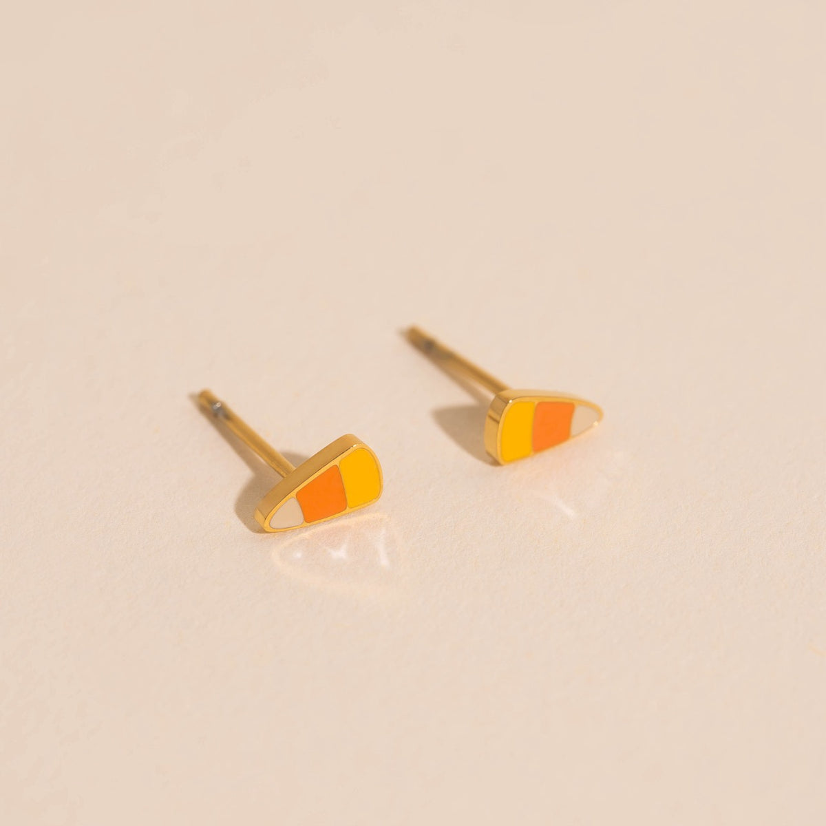Candy Corn Stud Earrings