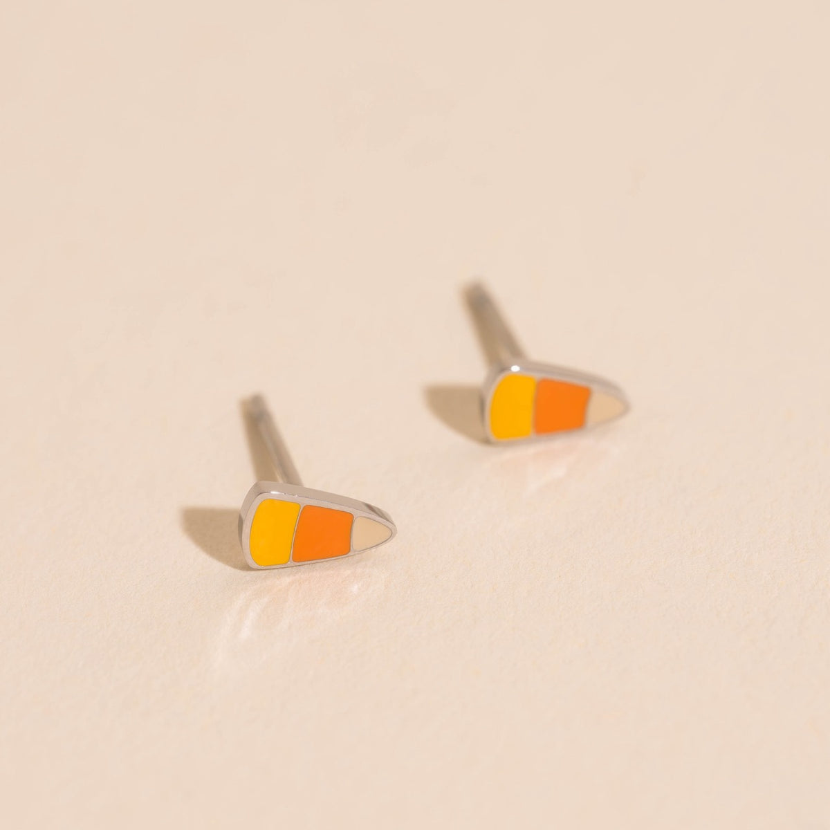 Candy Corn Stud Earrings