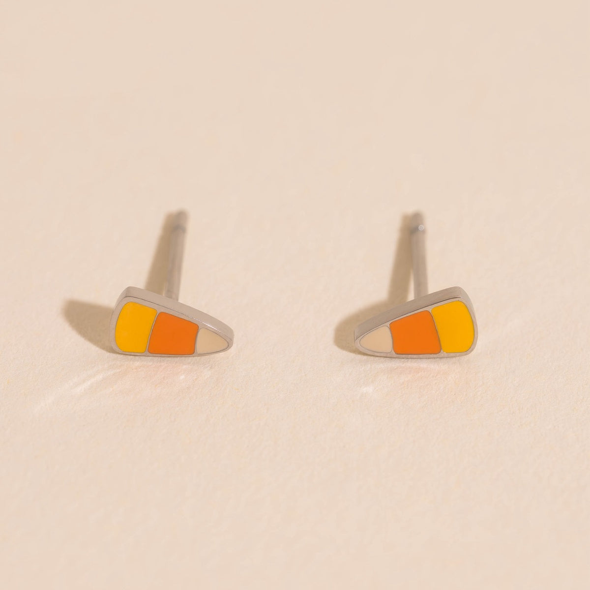 Candy Corn Stud Earrings