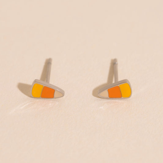 Candy Corn Stud Earrings