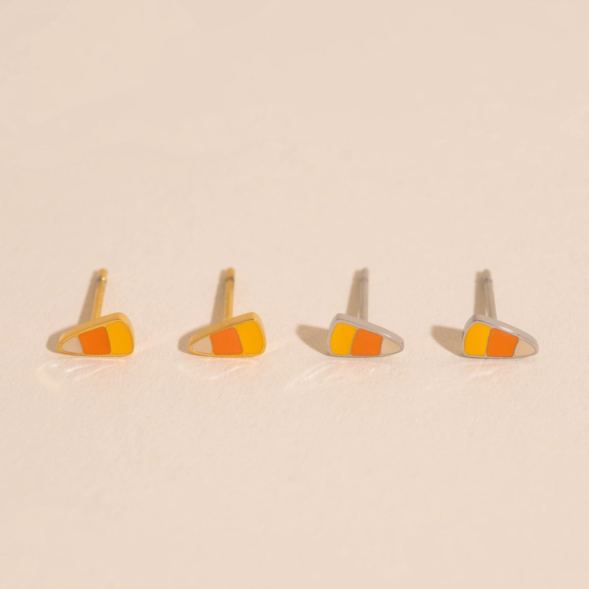Candy Corn Stud Earrings