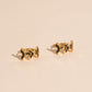 Black Bat 3D Huggie Hoop Earrings