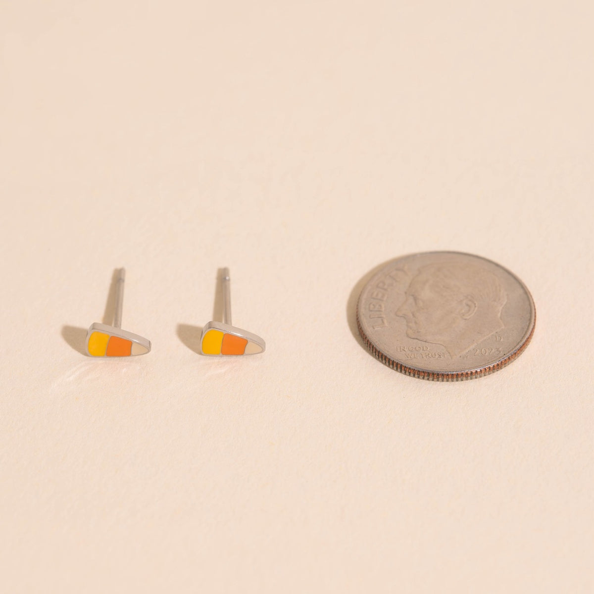 Candy Corn Stud Earrings