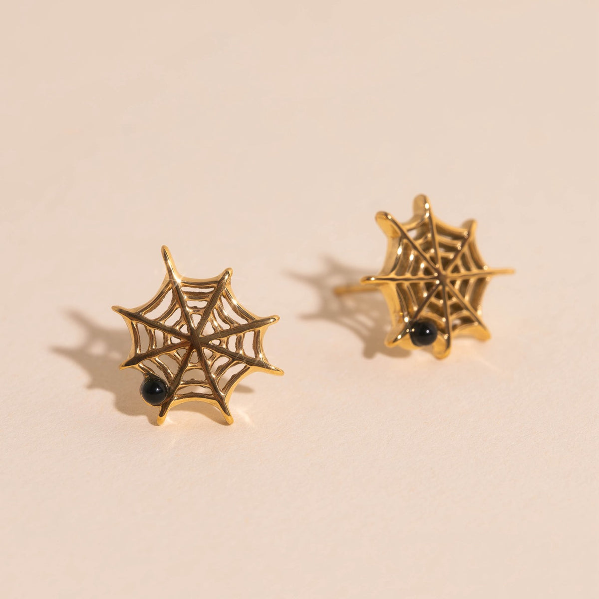 Spider Web Stud Earrings