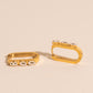 Boo Halloween 3D Huggie Hoop Earrings