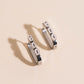 Boo Halloween 3D Huggie Hoop Earrings