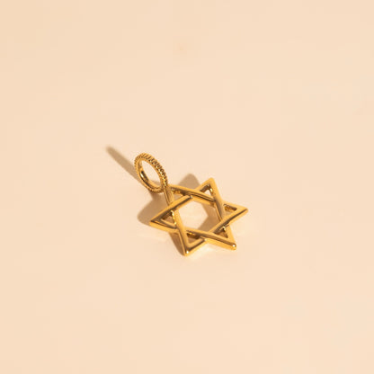 Star of David Necklace Charm