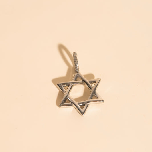 Star of David Necklace Charm