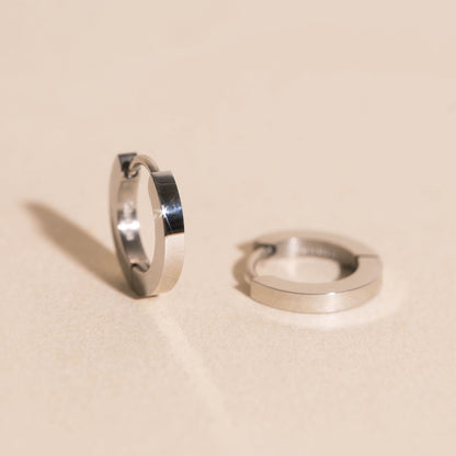 O.G. Smooth Huggie Hoop Earrings